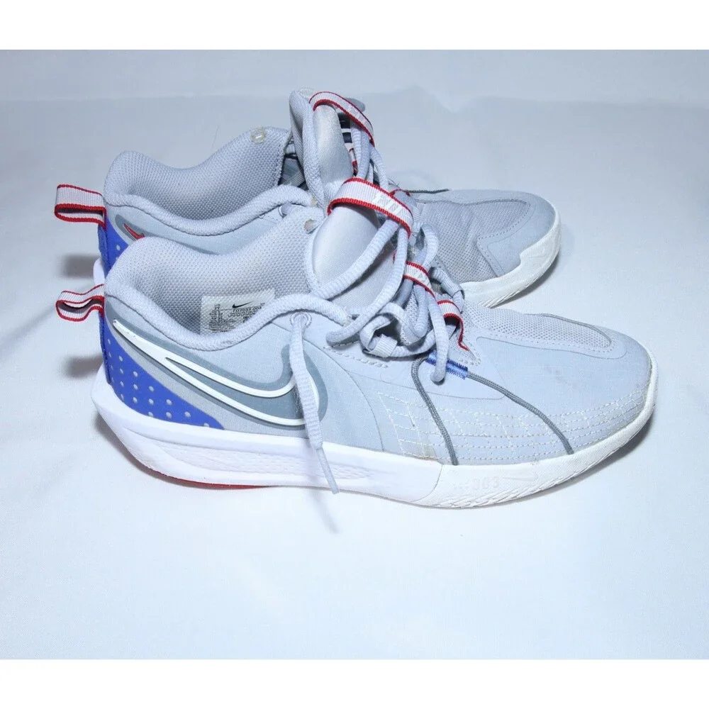 Nike GT Cut 3 GS Wolf Grey Astronomy Blue FD7033-004 Sz 7Y Basketball Shoes